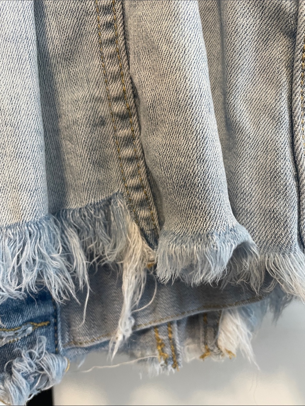 KanCan Light Wash Denim Jacket - Light Blue - Picture 6 of 6